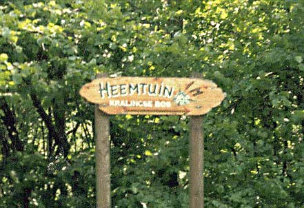 INGANG VAN DE HEEMTUIN